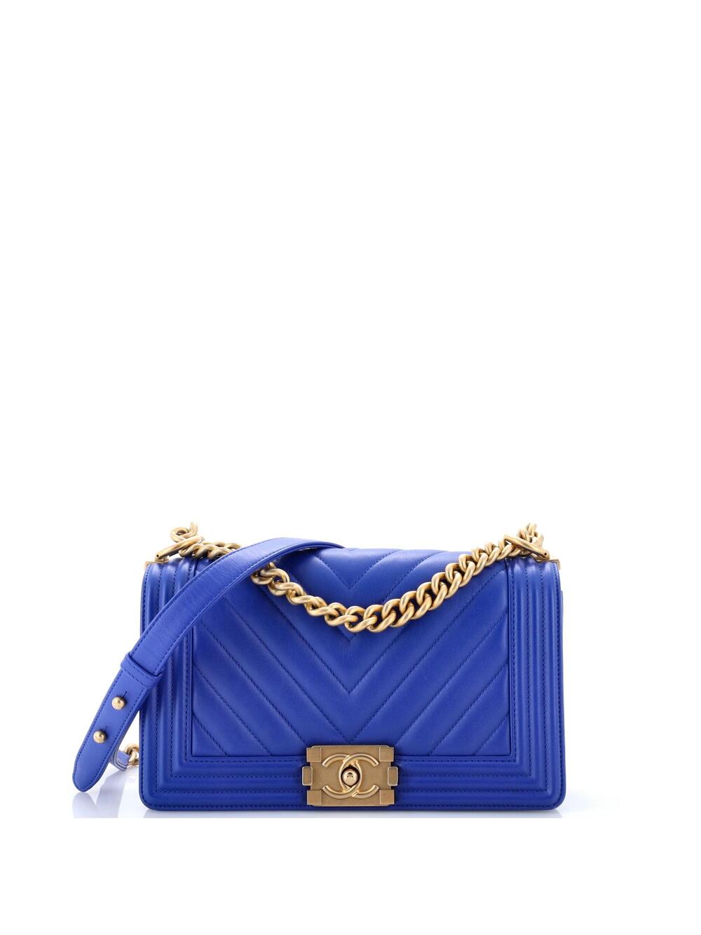 Chanel Boy Flap Bag Chevron Calfskin #373256C42B